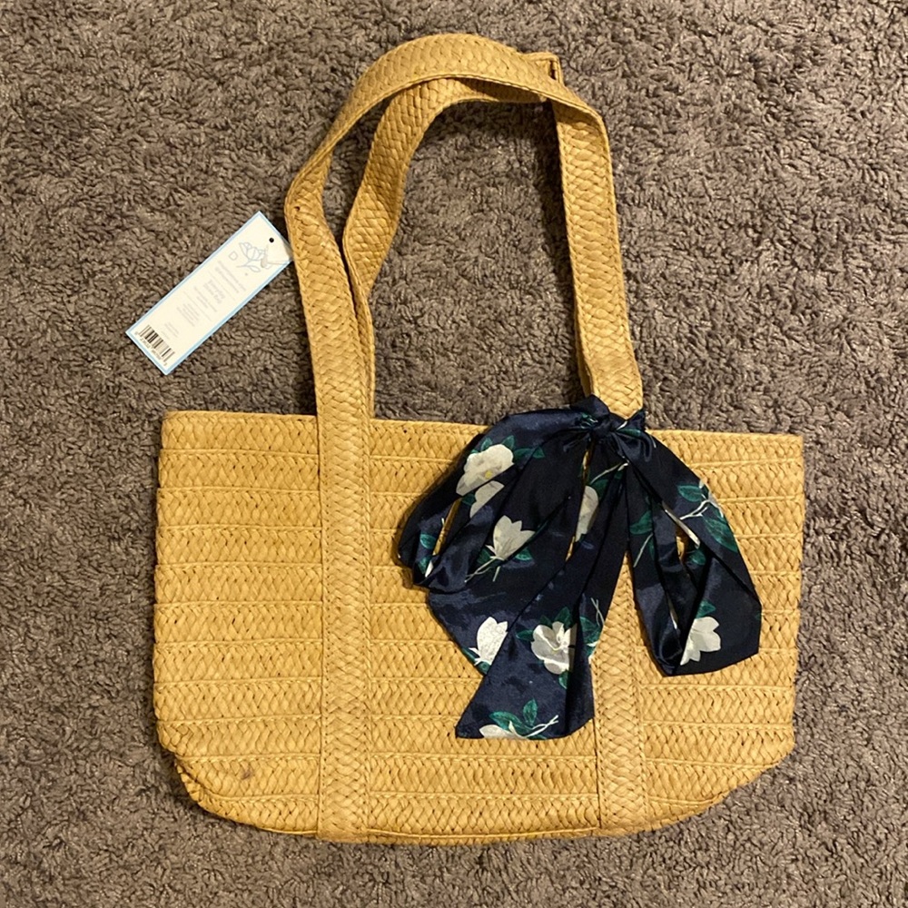 Draper James NWT straw bag